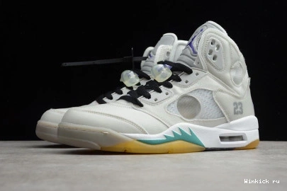 GREY - OF AIR GREEN JORDAN 5 SP 0710